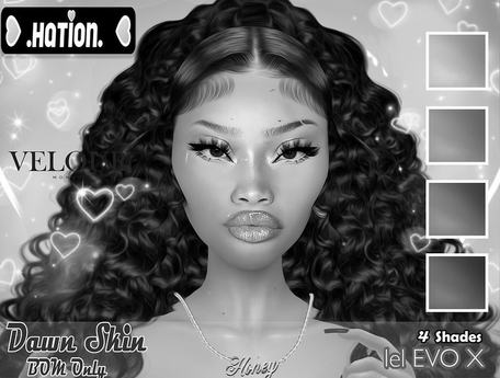 Second Life Marketplace - .HATION. Dawn Skin DEMO